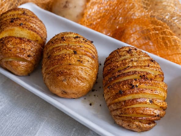 Hasselback potatoes au Airfryer