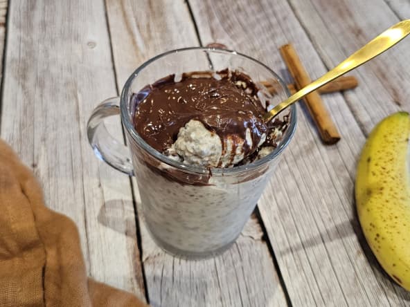 Overnight oat façon bananabread