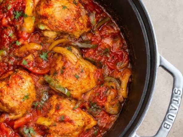 Poulet basquaise