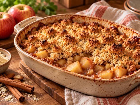 Pâte à crumble croustillante