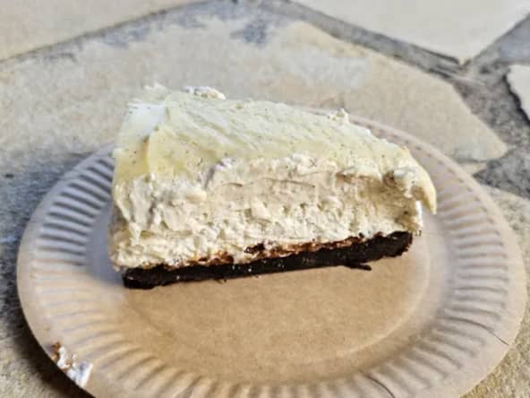 Cheesecake sans cuisson à la vanille