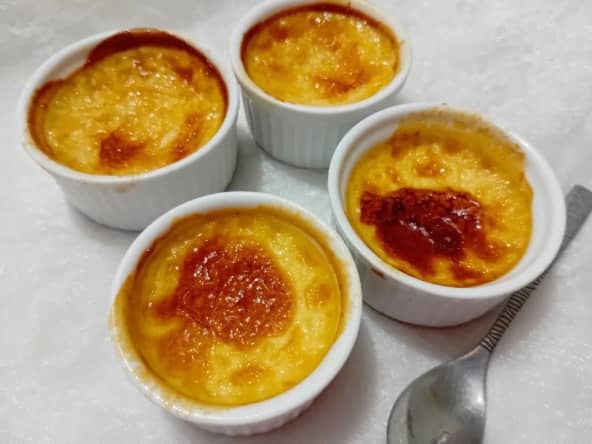 Crème caramel de Norbert Tarayre au Airfryer