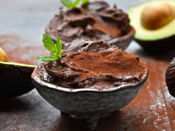Mousse au chocolat à l'avocat