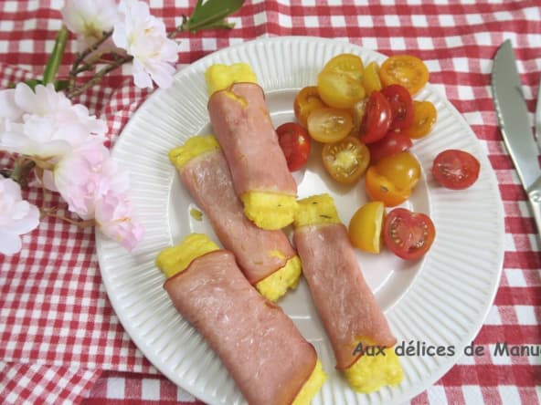 Bâtonnets de polenta au parmesan grillés et bacon
