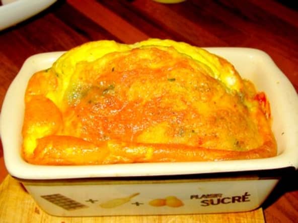 Cake omelette au fromage
