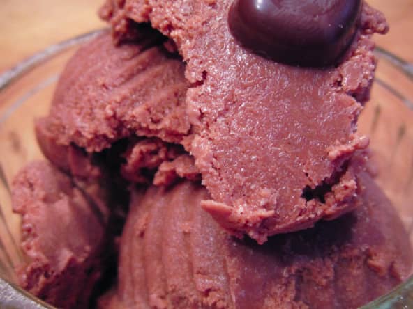 Glace au chocolat
