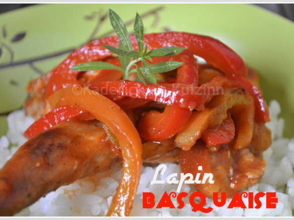Lapin à la Basquaise
