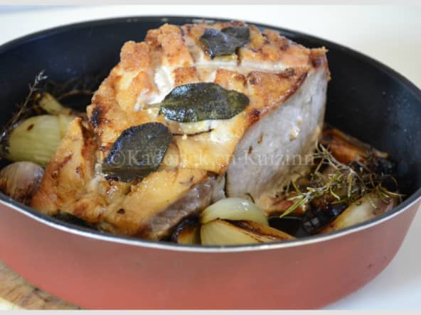 Rôti de Porc à la Sauge