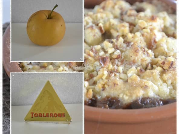 Crumble de Nashis au Toblerone