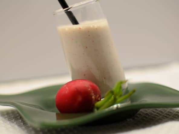 Smoothie au radis rose et concombre
