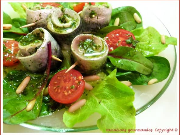 Filets de sardines en marinade "citron-persil"