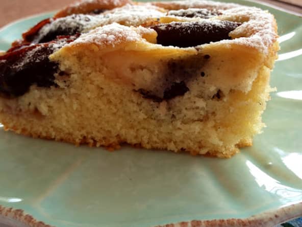 Le gâteau allemand aux prunes