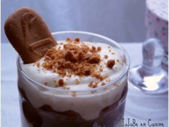 Mousse de mascarpone aux figues et Spéculoos
