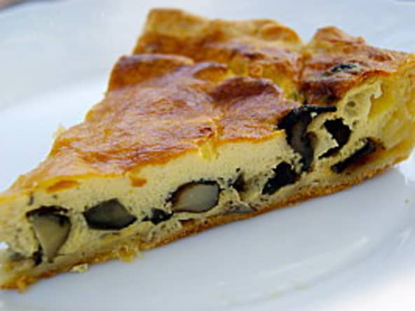 Quiche aux cèpes