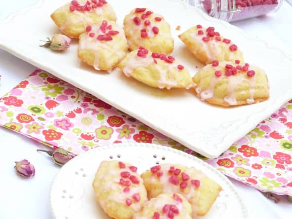 Madeleines à l'eau de rose