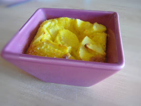 Petits flans aux pommes