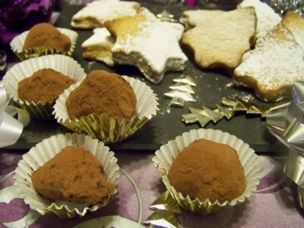 Truffes "maison" gingembre et citron vert