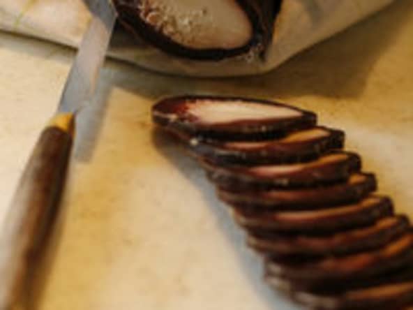 Magret séché fourré au Foie gras