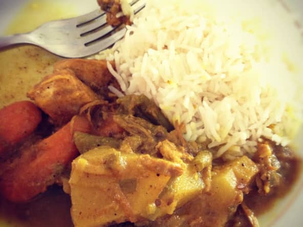 Le Colombo de porc comme Tatie Jojo