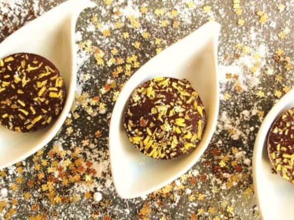 Mendiants chocolat orange de Noël