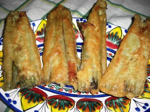 Beignets de cardons et chou-fleur