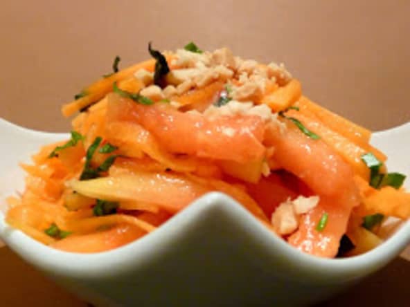 Salade de papaye carotte