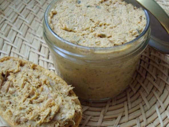 Rillettes de thon au curry