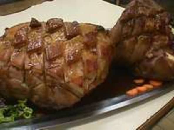 Jambon braisé