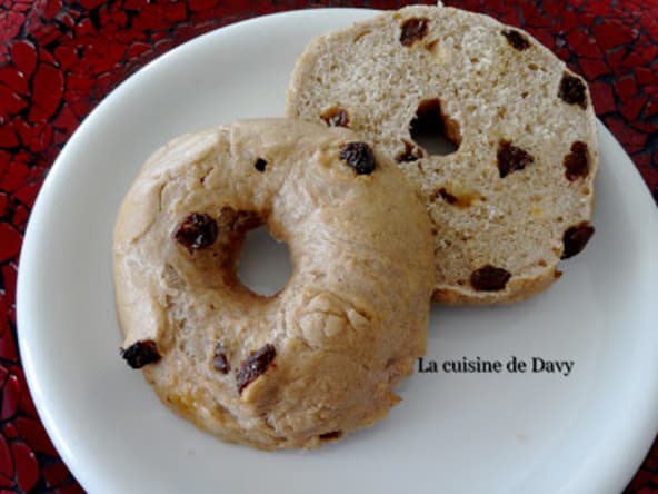 Bagel cannelle et raisin