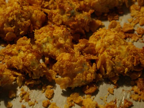 Nuggets de poulet panés au kellogs