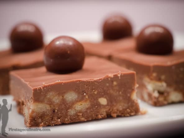 Carrés au chocolat au lait