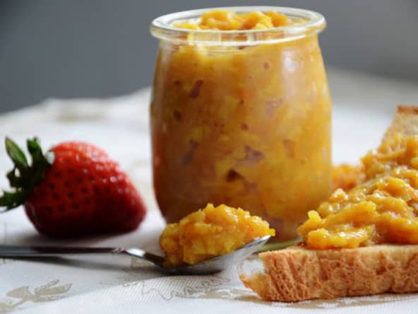 La compote d'oranges bios à la cannelle