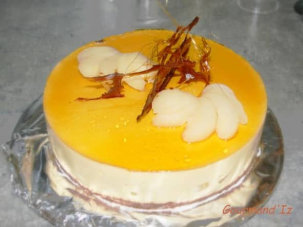 Bavarois poire et caramel