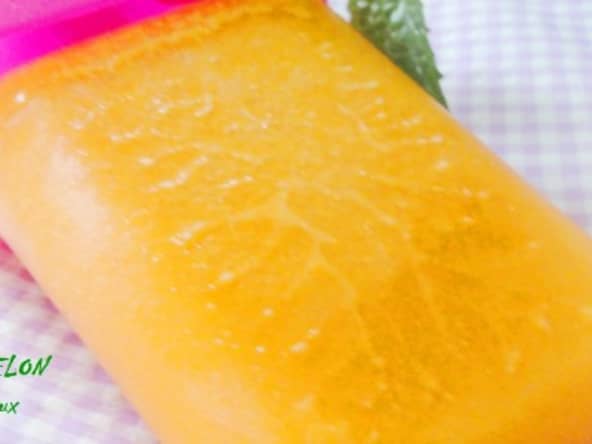 Bâtonnets glacés au melon