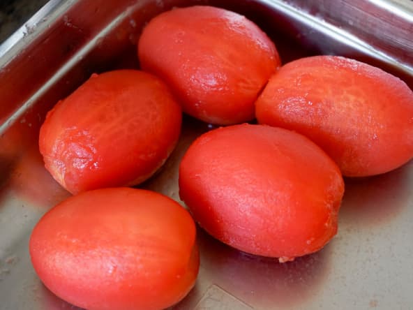 Monder une tomate