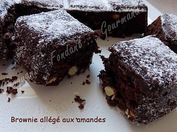 Brownie allégé aux amandes