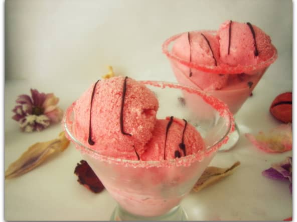Glace sans sorbetière et sans oeufs