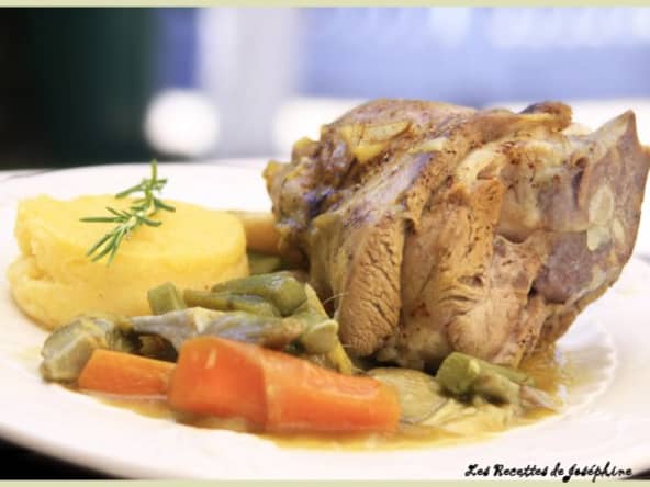 Souris d’agneau de sisteron aux épices et sa polenta