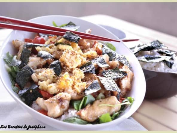 Chirashi au poulet