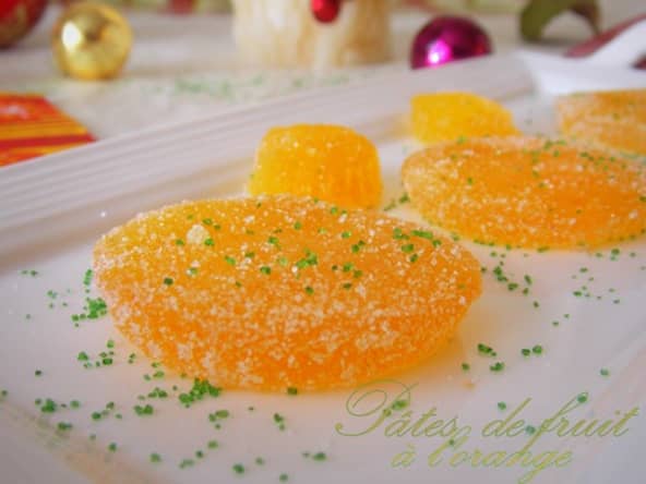 Pâte de fruits à l'orange