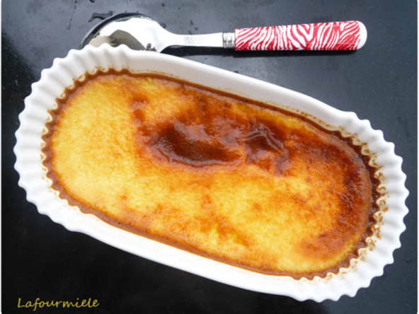 Crème aux oeufs au lait concentré