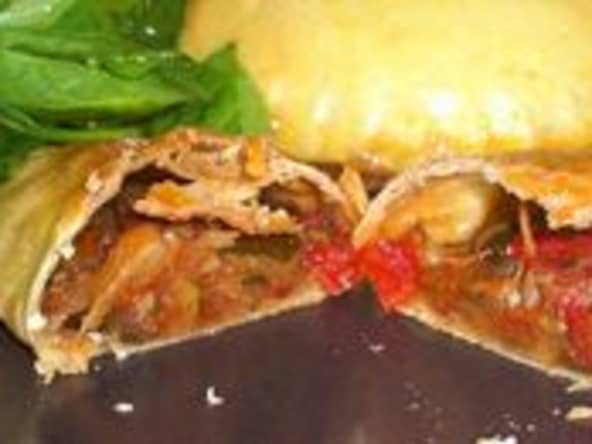 Cocas à la ratatouille
