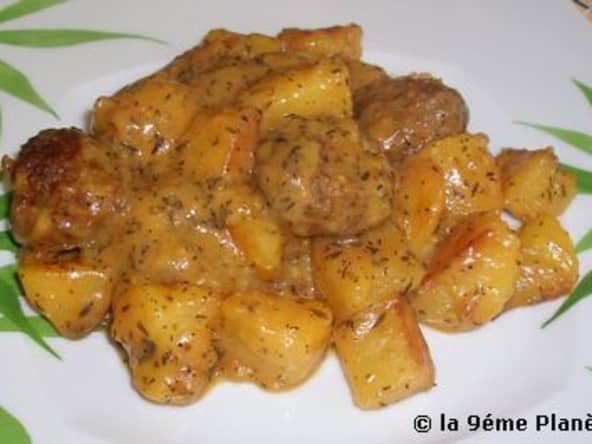 Boulettes de viande aux pommes de terre