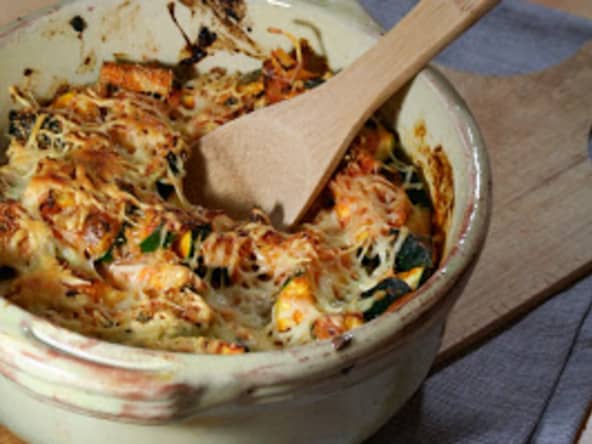 Gratins de Courgettes et Saucisses