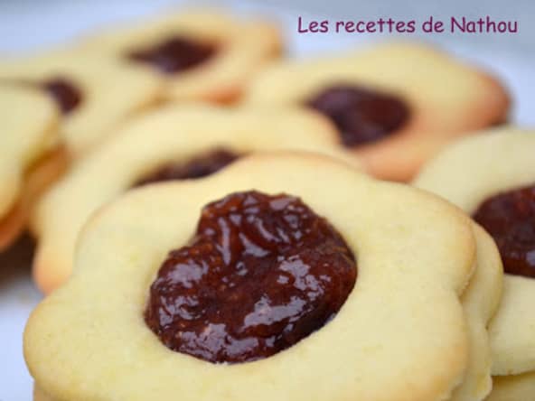 Petits sablés à la confiture de figues