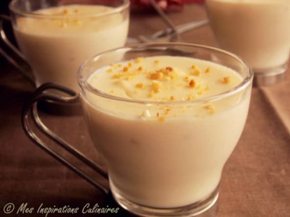 Suprême de crème au lait de noisette
