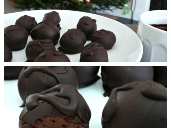 Truffes double chocolat