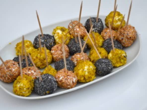 Billes de fromage de chèvre
