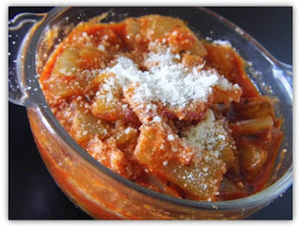 Gratin de côtes de bettes à la tomate