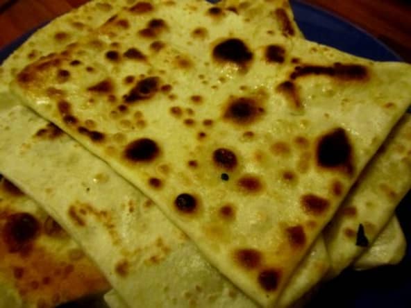 Rôti Canai, crêpe de Malaisie au lait de coco